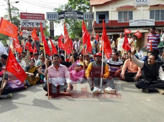 CPI-M creates hurdles for Judiciary, cadres block Dharmanagar Court CPI-M creates hurdles for Judiciary, cadres block Dharmanagar Court
